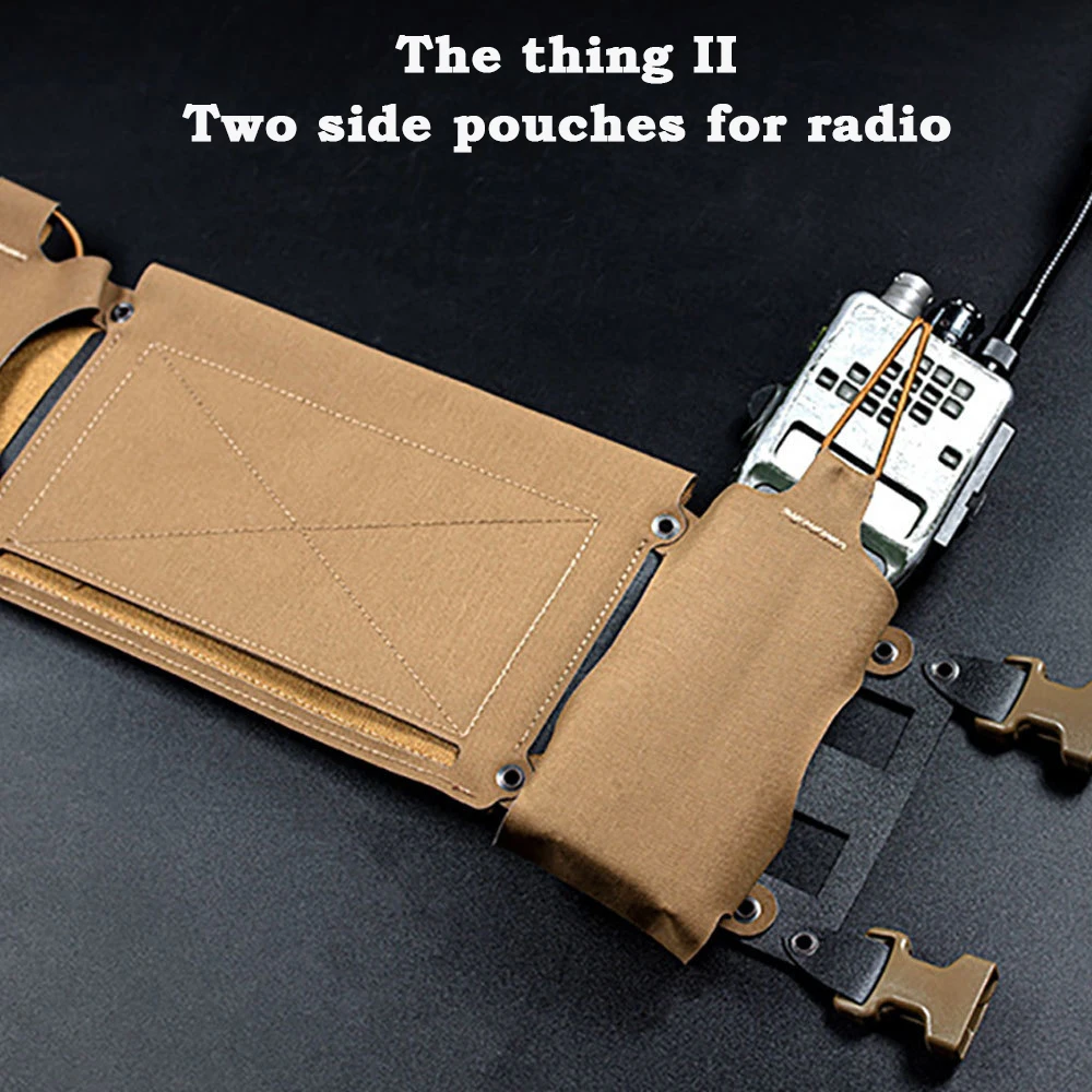 Chest Rig Rapid Expansion Vest Built-In MOLLE Radio MAG Pouch