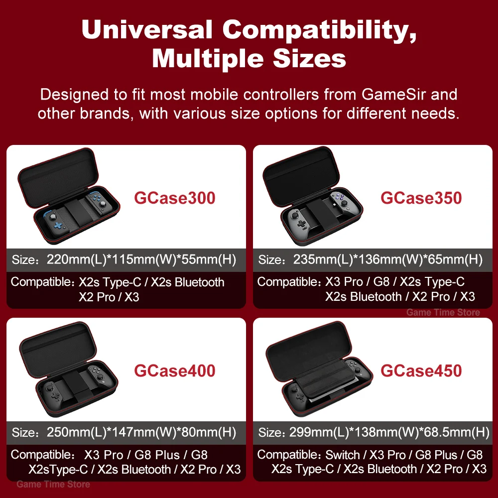 GameSir Carrying Case for G8 Plus, X3 Pro, X2s Bluetooth, X2s Type