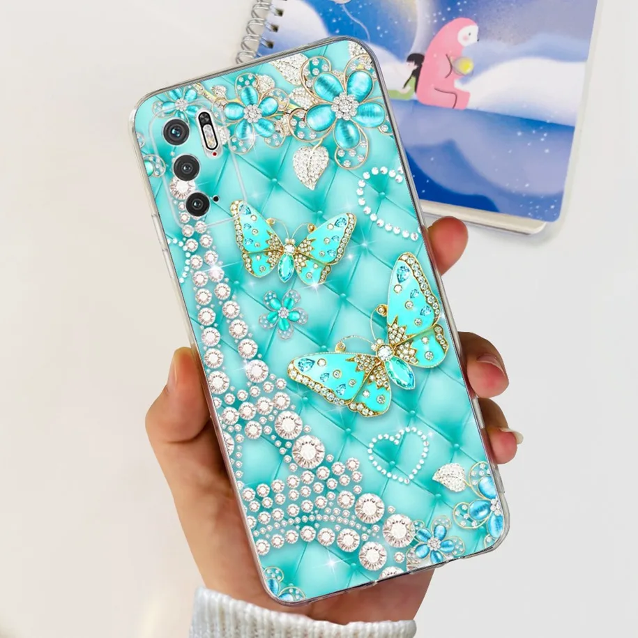 Fashion Butterfly Space Bumper Soft Silicone Back Cover