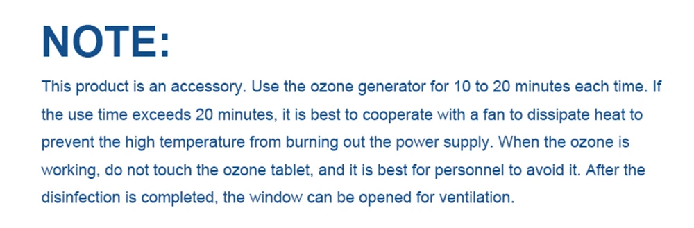 Description Picture 2 of item220V 5g/10g/20g Ozone Generator Portable Air cleaner Ozonizer Purifier Remove odor Home Ozonator DIY O3 Ozono