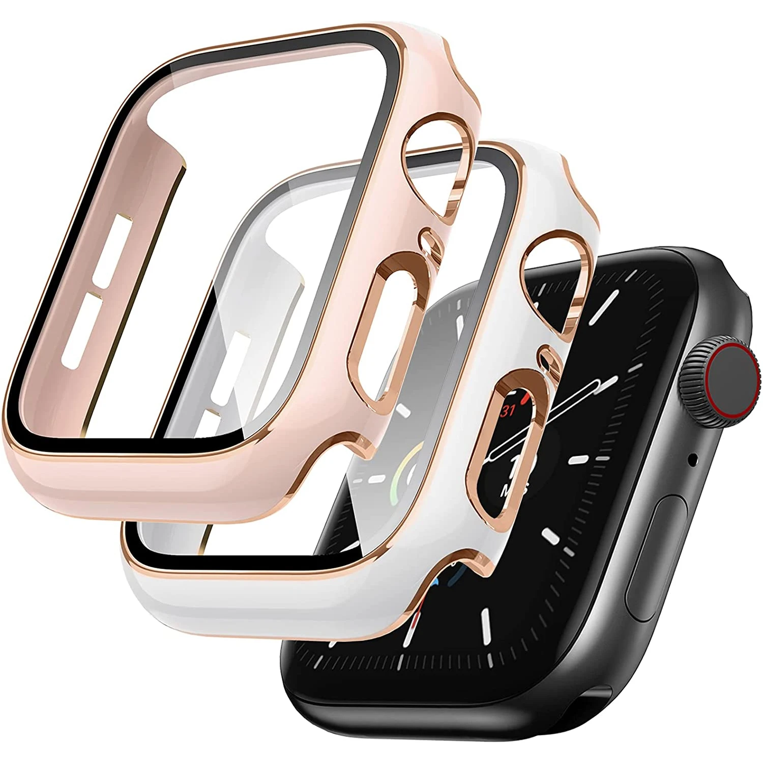 

Screen protector cover for Apple watch Case 44mm 40mm 45mm 41mm 38mm 42mm Matte Hard Apple watch serie 3 5 6 SE 7 8 Accessories