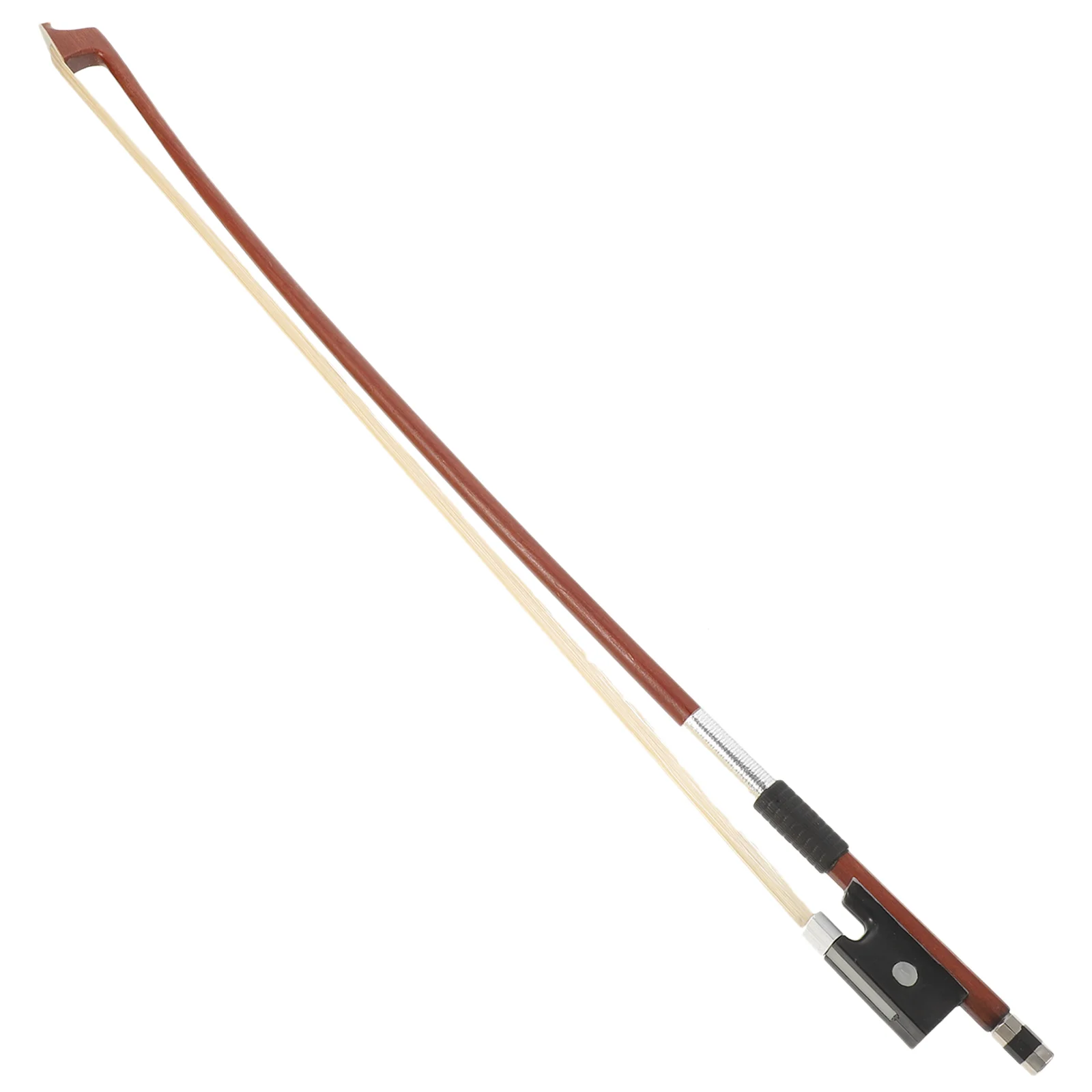 

Violin Bow Performance Grade Pure Horsetail Bow Rod (1/10 1/16 Violin Black Tail Pants Universal Bow) Violin Accessories