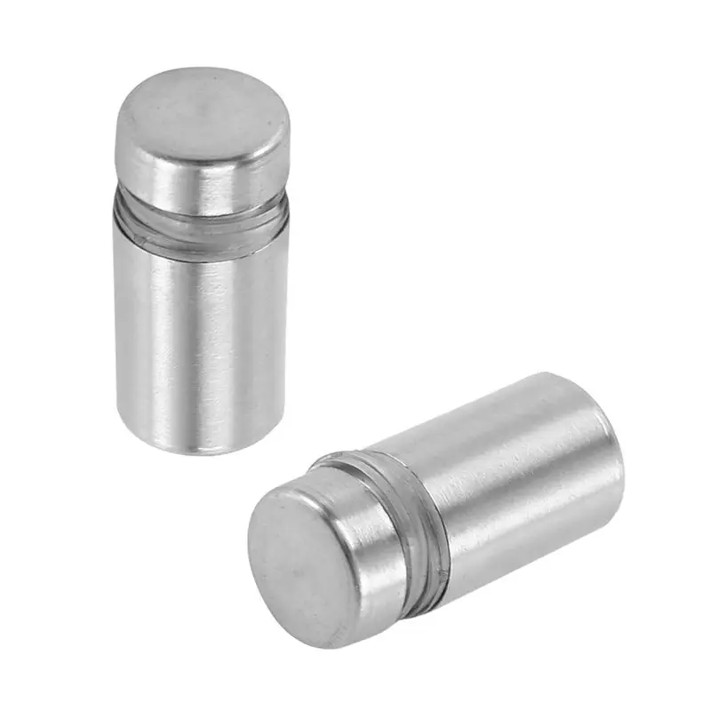 TFORU-90개 12 X 22Mm 스테인레스 스틸 스페이서 유리 홀더 사인 마운팅
