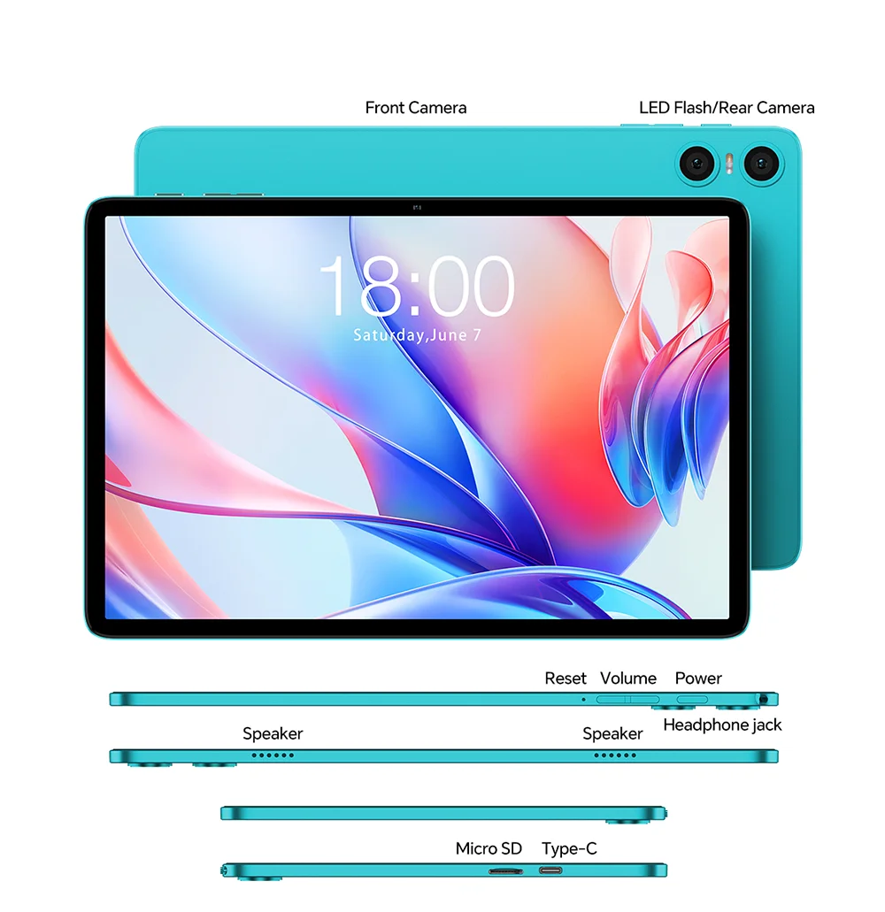 Teclast P30 Android 14 Tablet 10.1 Inch A523 Octa-Core 10GB