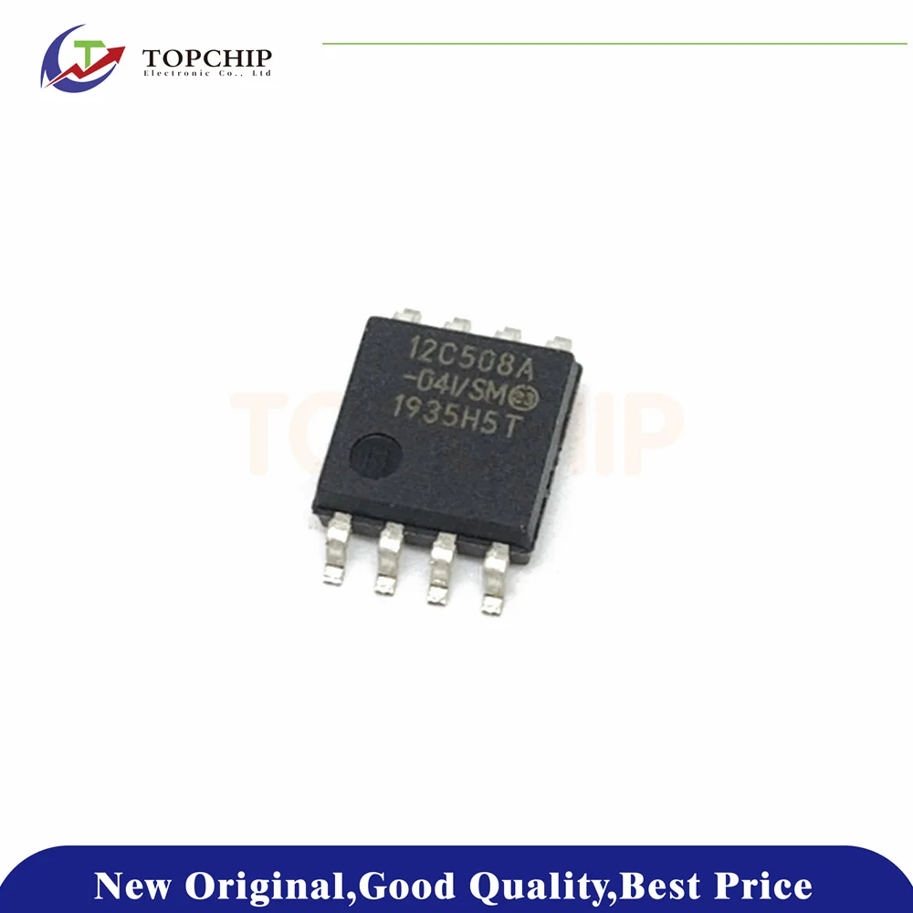 1Pcs New Original PIC12C508A-04/SM 12C508A PIC 5 4MHz 25Byte SOIC-8-208mil Microcontroller Units (MCUs/MPUs/SOCs)