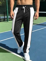 Pantalon long de sport confortable et respirant pour homme, printemps-été, avec motif patchwork et poches - Pantalon de fitness et de camping 3