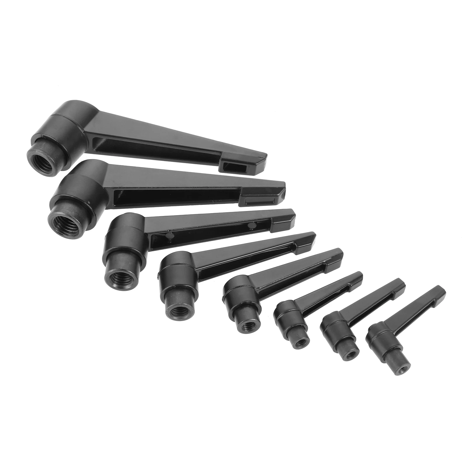 M4 M5 M6 M8 Female Thread Internal Fixing Handle Clamping Lever Machinery Adjustable Locking External Pull Hex 7-shape Nut 1pc