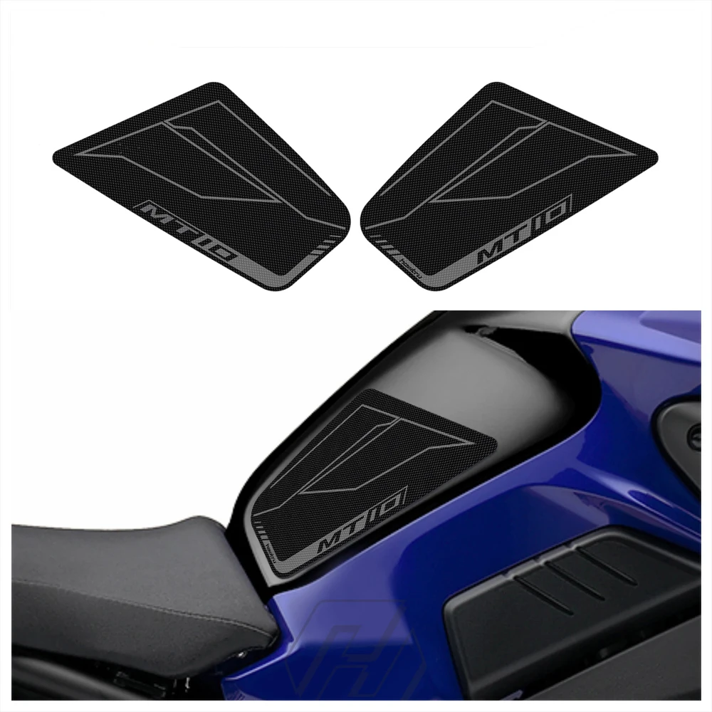 For Yamaha MT-10 MT10 2016-2020 Sticker Motorcycle Accessorie Side Tank Pad Protection Knee Grip Mats at 33 33cm sma female goose tube folding uhf vhf antenna for baofeng uv 5r uv 82 bf 888s walkie talkie accessorie