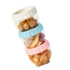 Stackable Sealed Jar Food Storage Box Transparent Plastic Kitchen Organizer Multigrain Tank Dried Sealed Storage Jars Container 6