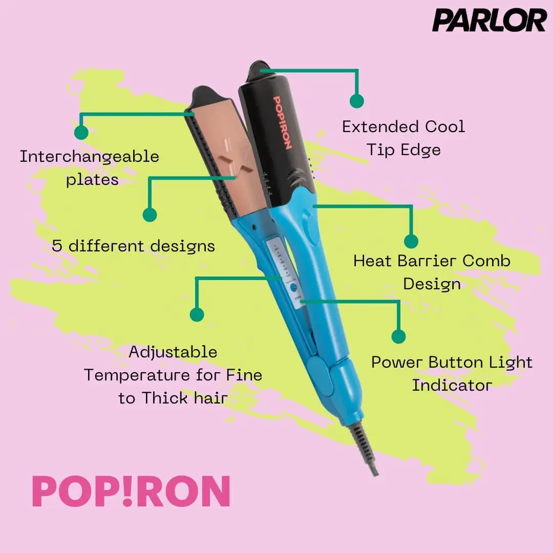 3D Image Modeling Star Hair Straightener Straight Hair Clip Curling Iron Straight Curl Dual-use Hair Curlers 5
