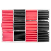 180/220/270/500PCS 3:1 Heat Shrink Tube Shrinking Assorted Polyolefin Insulation Sleeving Wire Cable Sleeves Wrap Pre-Cut 6