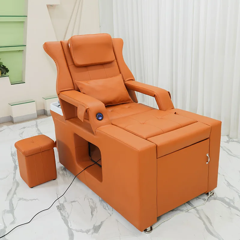 

Shower Head Shampo Chair Stylist TherapyComfort Head Spa Hair Wash Bed Massage Luxury Silla Peluqueria Salon Furniture MQ50SC