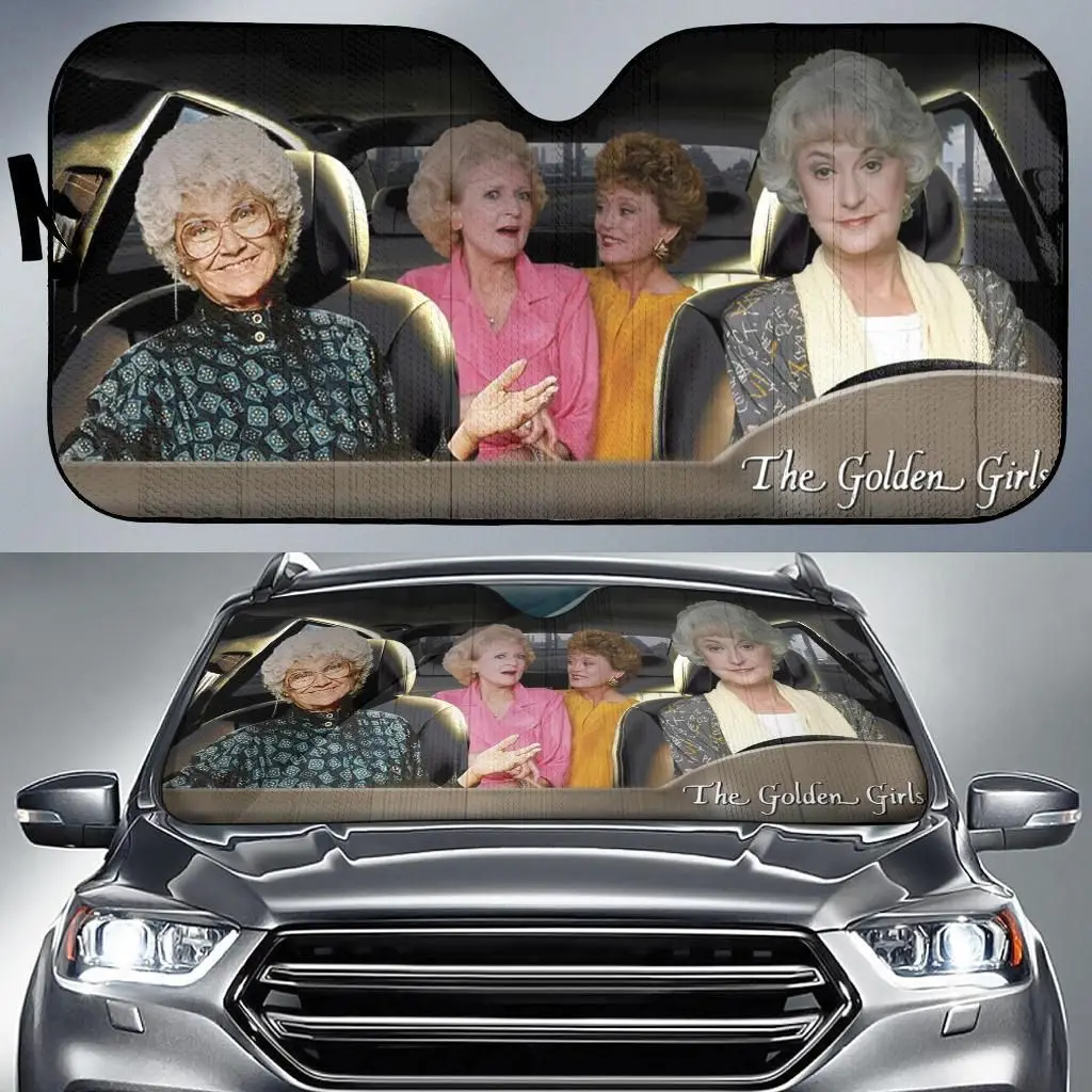 Golden Girls Windshield Sun Shade Visor Pop Culture Novelty Car Accessory 