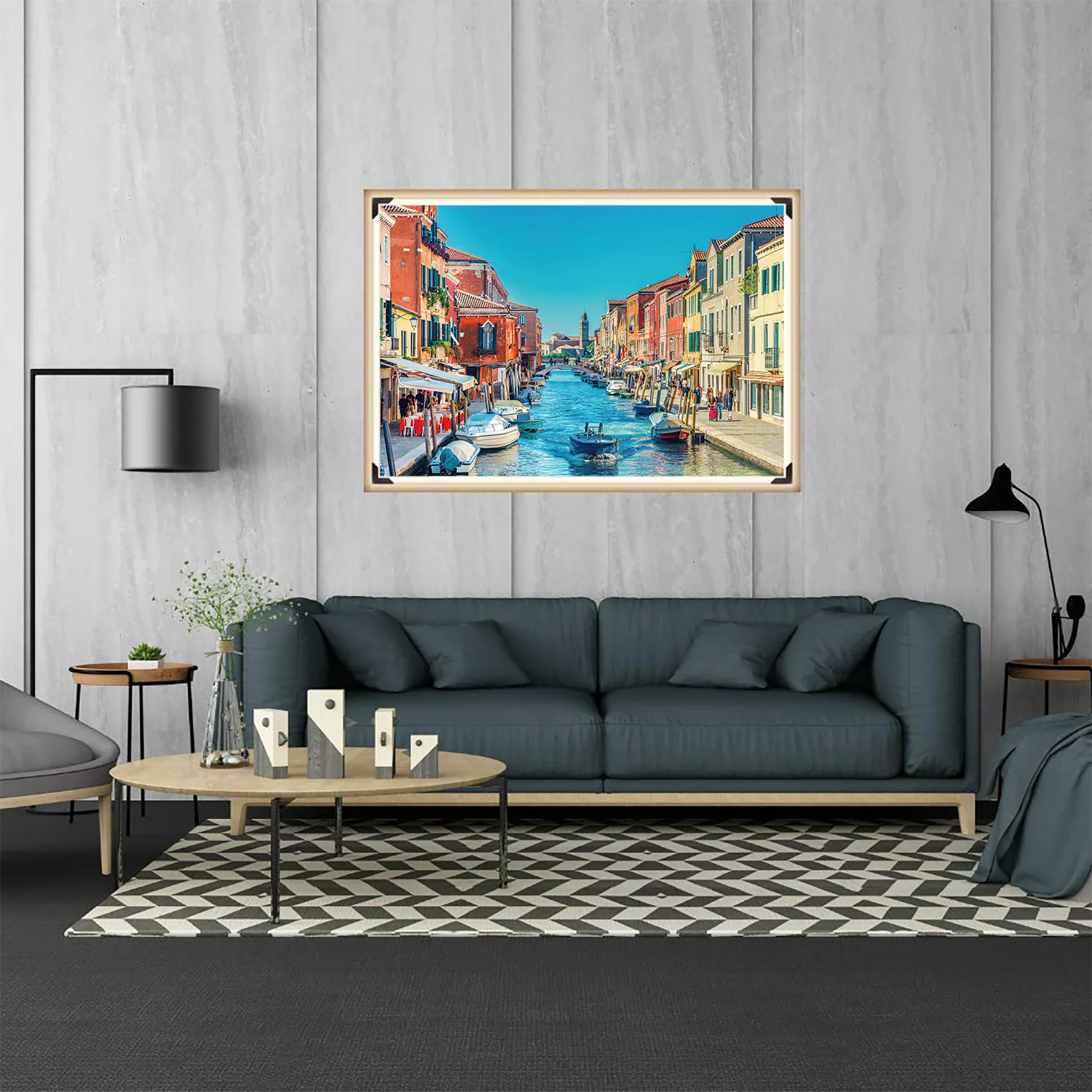 Jigsaw Puzzles 1000 Pieces The Venice Town Jigsaw Puzzles for Adults Home Decor Games Family Fun Floor Puzzles Educational Toys for Kids