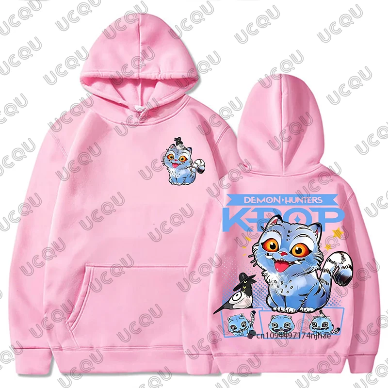 KPop Demon Hunters Huntrix Tiger Cat Print Autumn Winter Men's