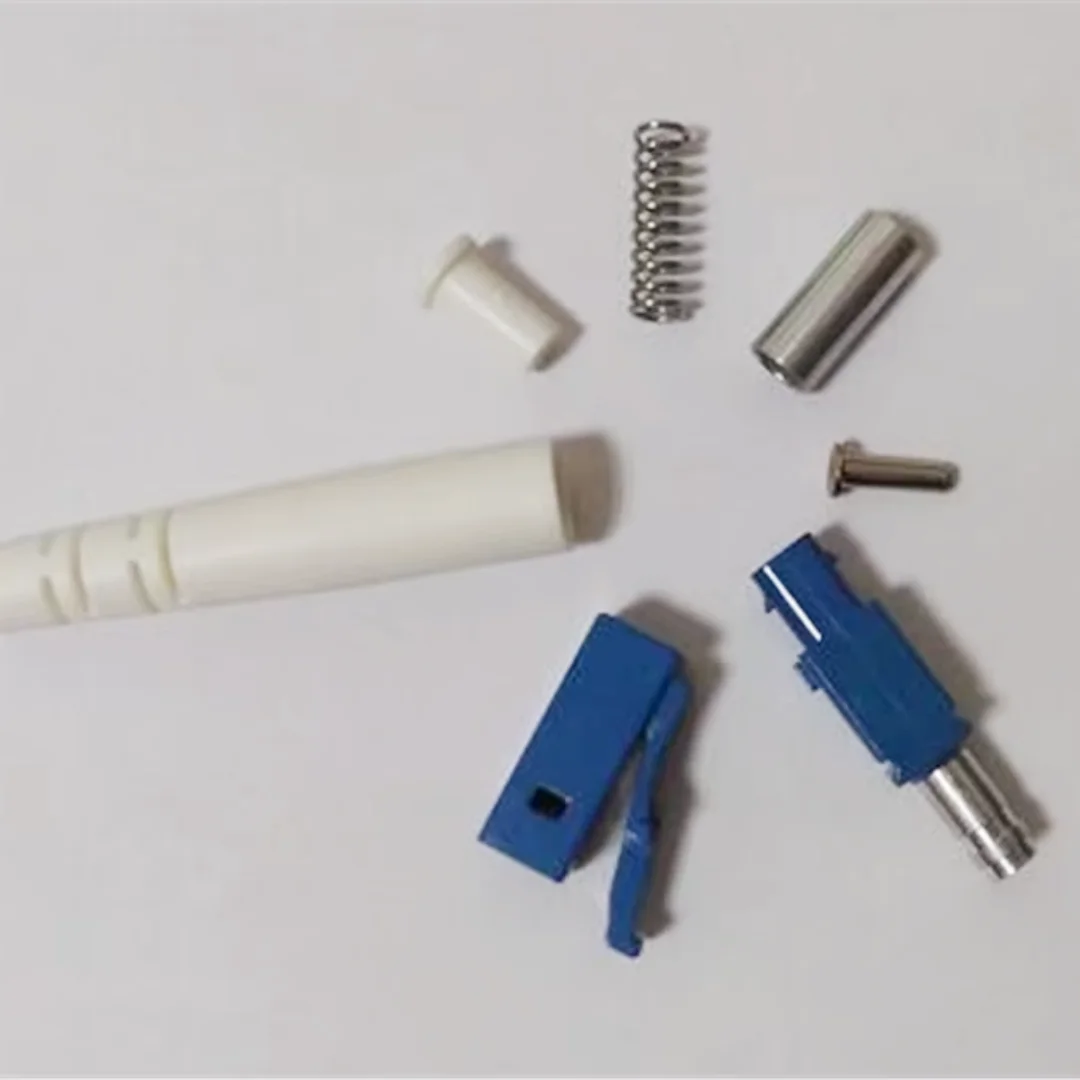 LC fiber connector KITS 200pcs with ferrule UnassembledSimplex APC UPC ...