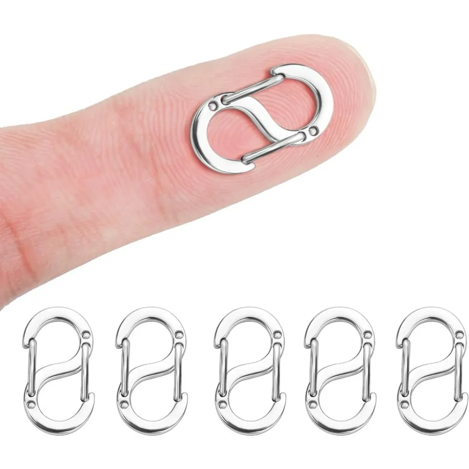 Cierres Doble Langosta Para Joyería - Pack De 8 Unidades, Aleación De Zinc, Colores Surtidos (oro, Plata, Rosa...)