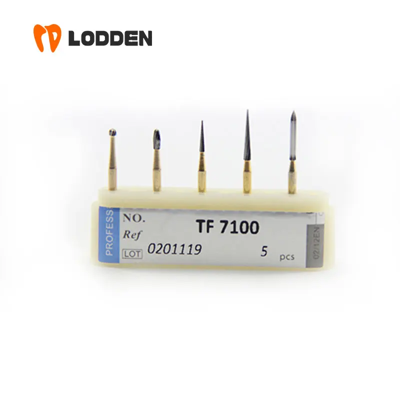 LODDEN Dental Tungsten Finishing Carbide Burs KIT TF7100 812 Blades