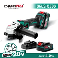 Electric Brushless Angle Grinder Cordless Grinder 20V Battery Grinder Cordless Cutting Grindering Metal POSENPRO 1