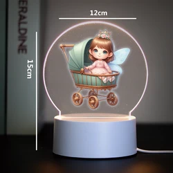 Enchanting Fairy 3D LED Night Light - Color Changing Home & Room Decoration, Ideal Gift (AP - Y - M3339)