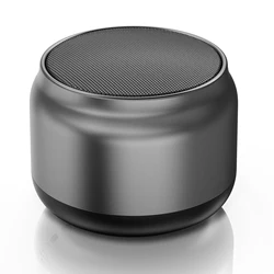 Portable Wireless Bluetooth Speaker with Loud Stereo Sound, 8 - Hour Playtime, and RGB Lights (GRAY)