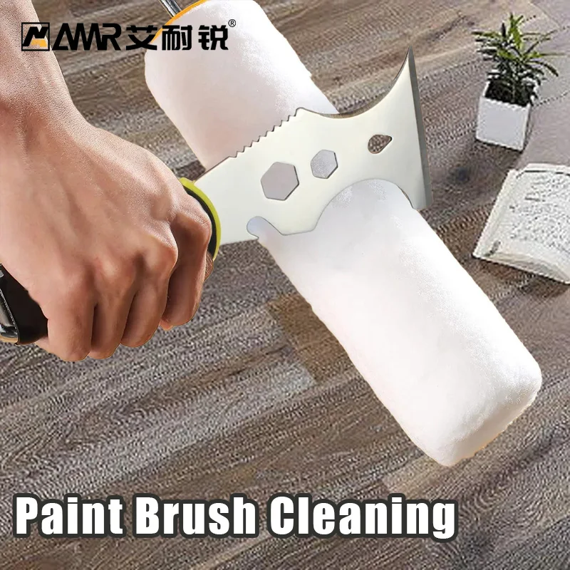 15 in 1 Multi Use Putty Knife Stainless Steel Paint Scraper Removal Construction Tool for Wallpaper Can Opener Home DIY 4