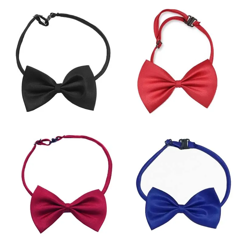 

5Pcs Classic Kids Bowtie Baby Children Fashion Dog Bow Tie Adjustable Cat Necklace Neck Cute Convenient Pet Accessories Supplies