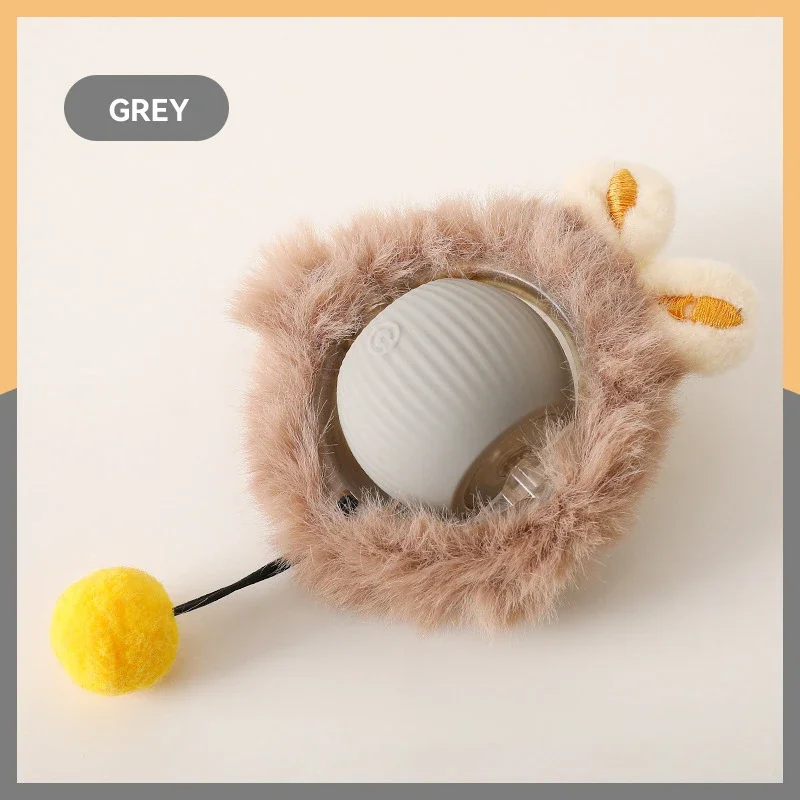 Grey Plush ball