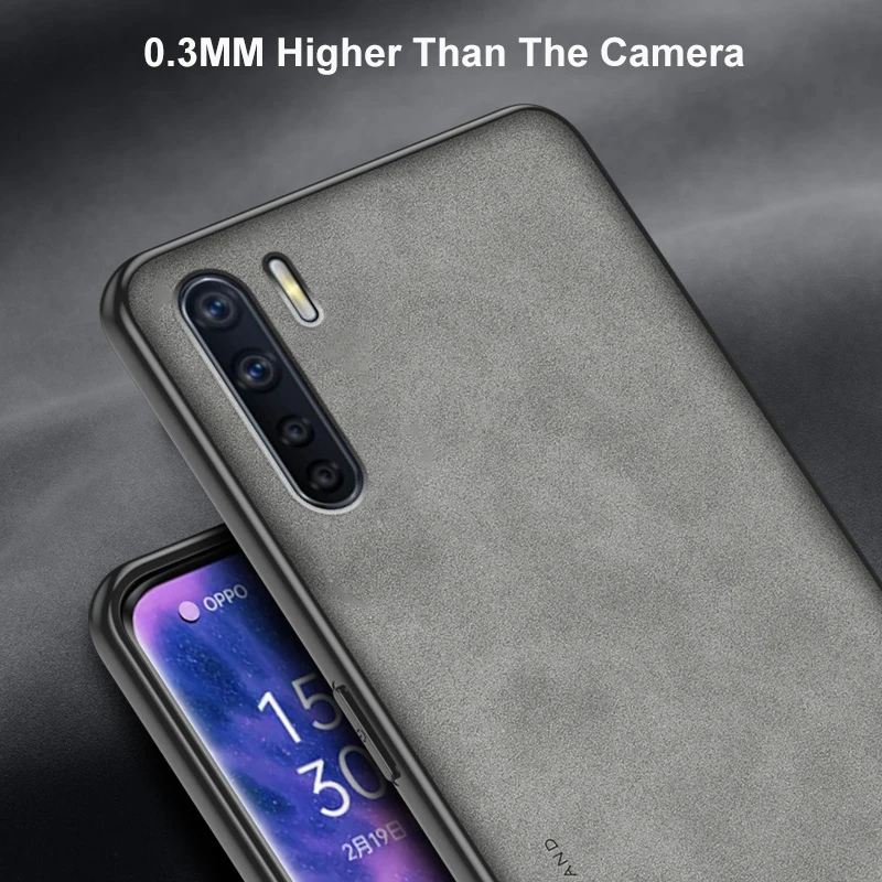 Luxury PU Leather Case For OPPO Reno 4G F15 Reno3 Back Cover