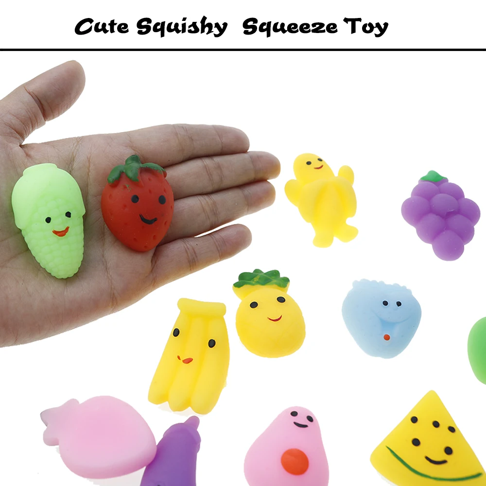 

Silicone Random 1pc / 5pcs/ 10pcs Cute Squeeze Toys Decompression Animal Dumpling Cartoon Soft Pinch Ball Good Toughness
