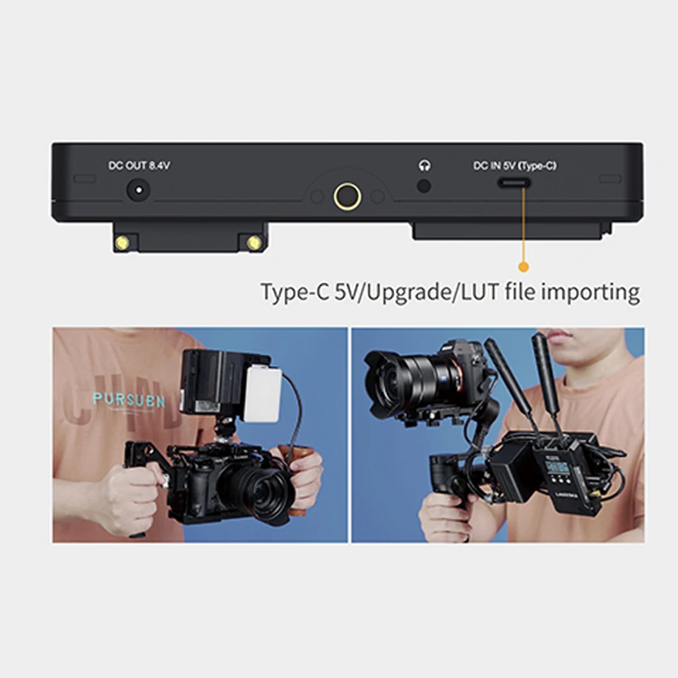 FEELWORLD F5 PROX 5.5'' High Bright Camera Field Monitor Touch Screen 1200nit 1920*1080 1000:1 Brodcast Monitor for Film Studio