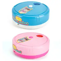 Sweeping Robot Dollhouse Electric Music Cleaning Machine Vacuum Cleaner Sweeping Robot Toy Children Gift Pretend Play Toy 1