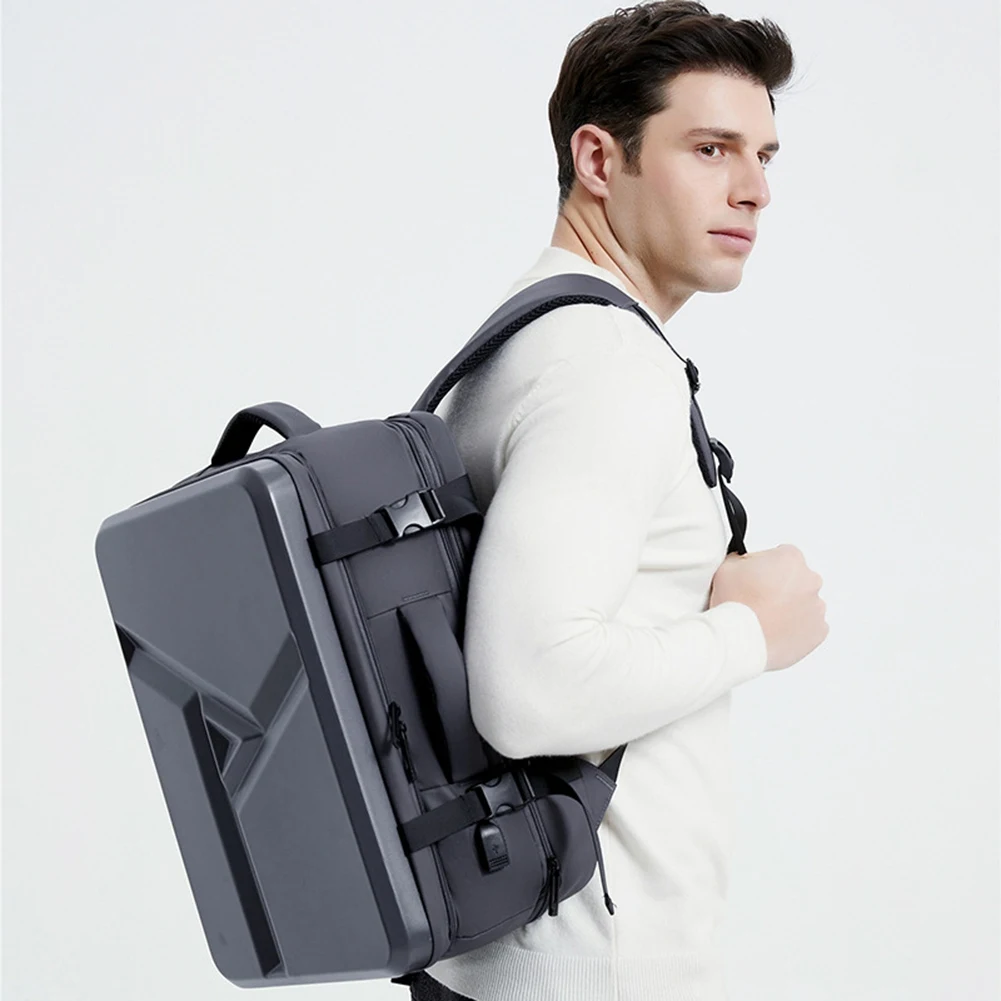 Efficient Hard Shell Laptop Backpack For Men Business Travel Backpacks ...