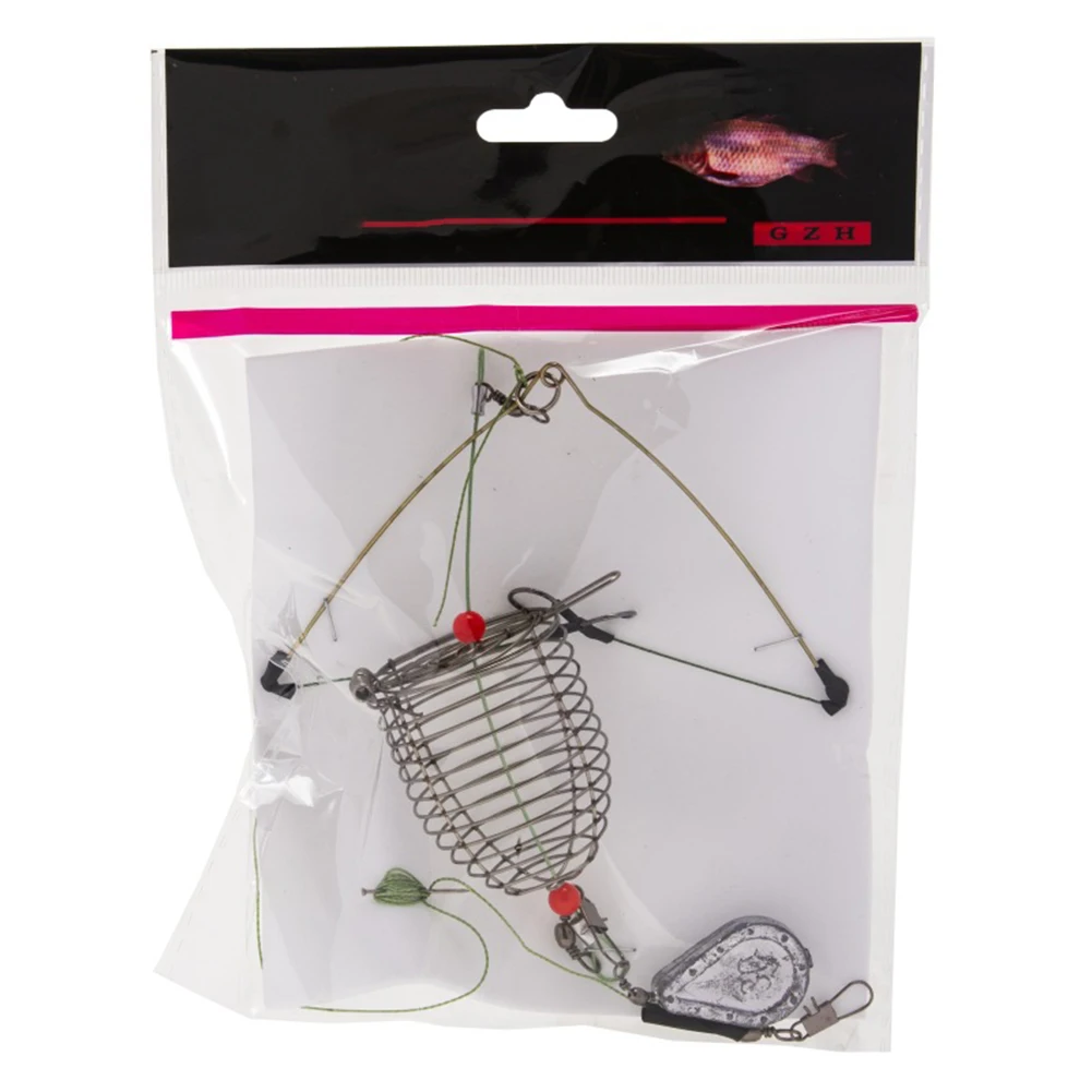 

Lure Cage Bait Cage Sporting Goods Metal Nesting Cage Pop-up Cage Stainless Steel Strong Horse Fish Bait Cage Brand New