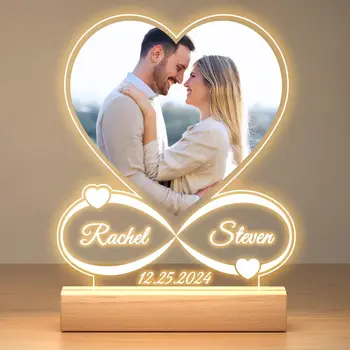 Personalized Acrylic Couple Photo Frame 1