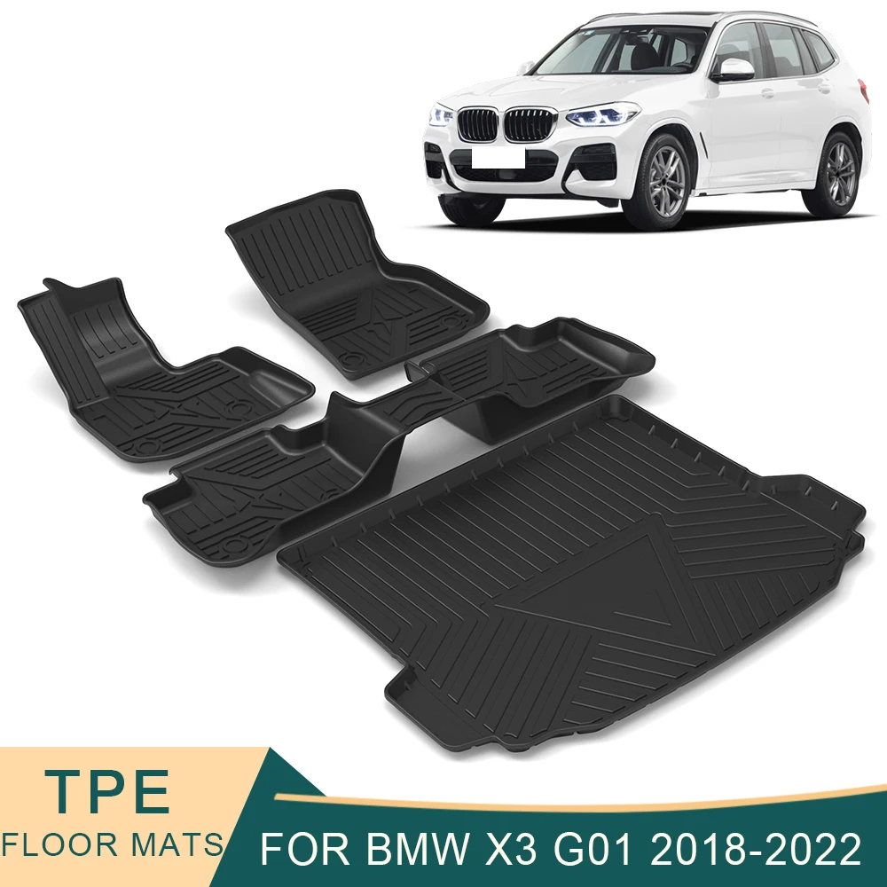 TPE Auto Fußmatten für BMW X3 2020 2021 2022 Wasserdichte Schutz Gummi Auto  Pad Liner Auto Innen Zubehör - AliExpress