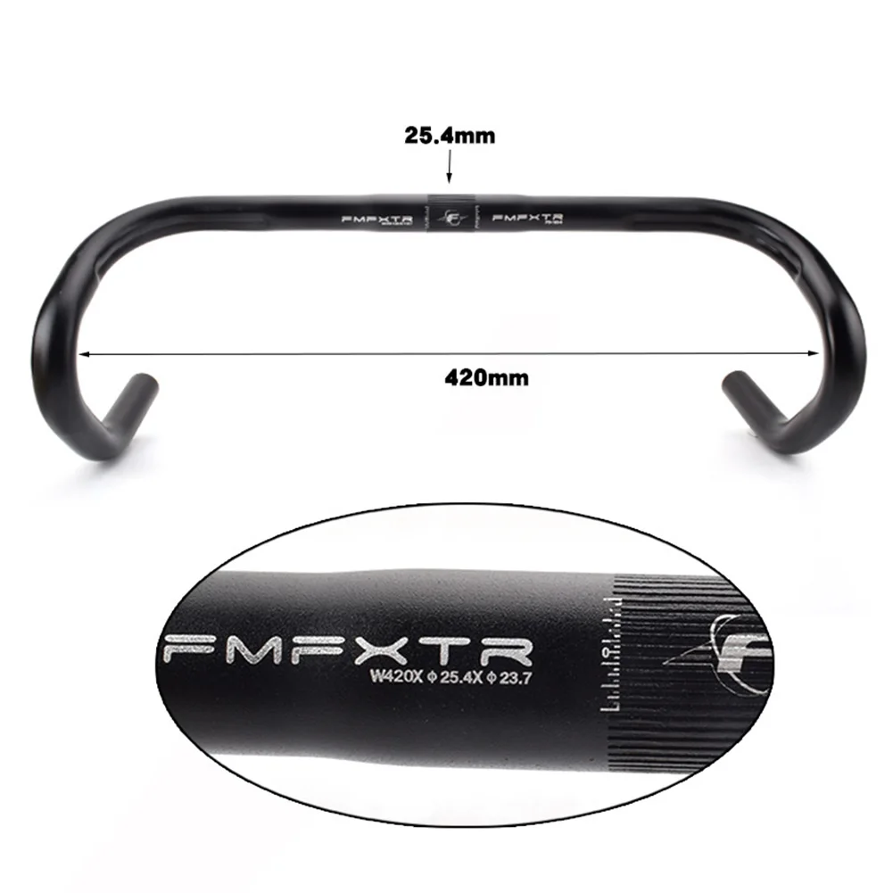 Bicycle Handlebar Compact Aluminium Alloy Road Bike Handlebar DIY Repair Tool 25.4 Mm, 31.8 Mm Cycling Accessories