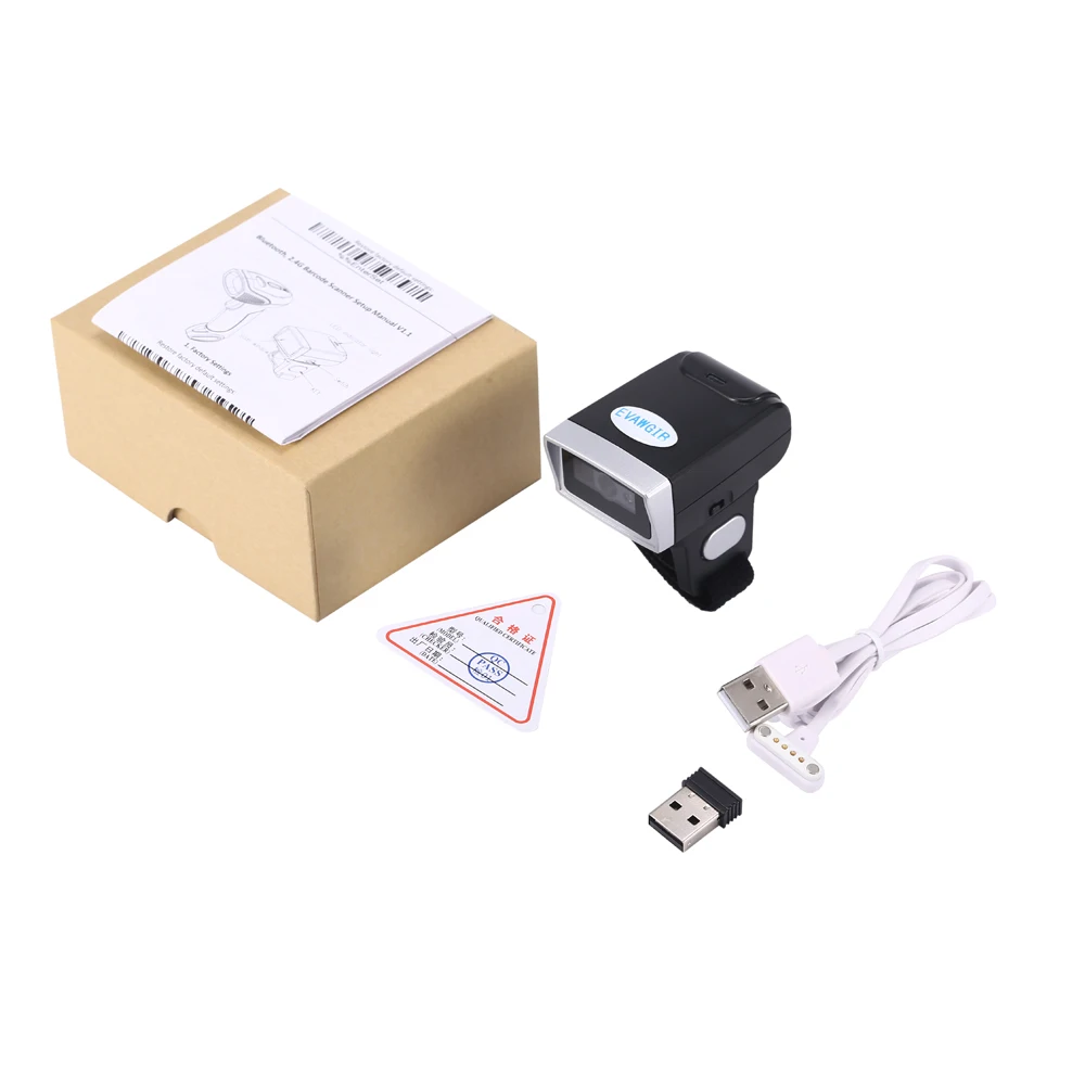 Code Reader, sem fio, Compatível com Bluetooth, Anel 2D, 2.4G