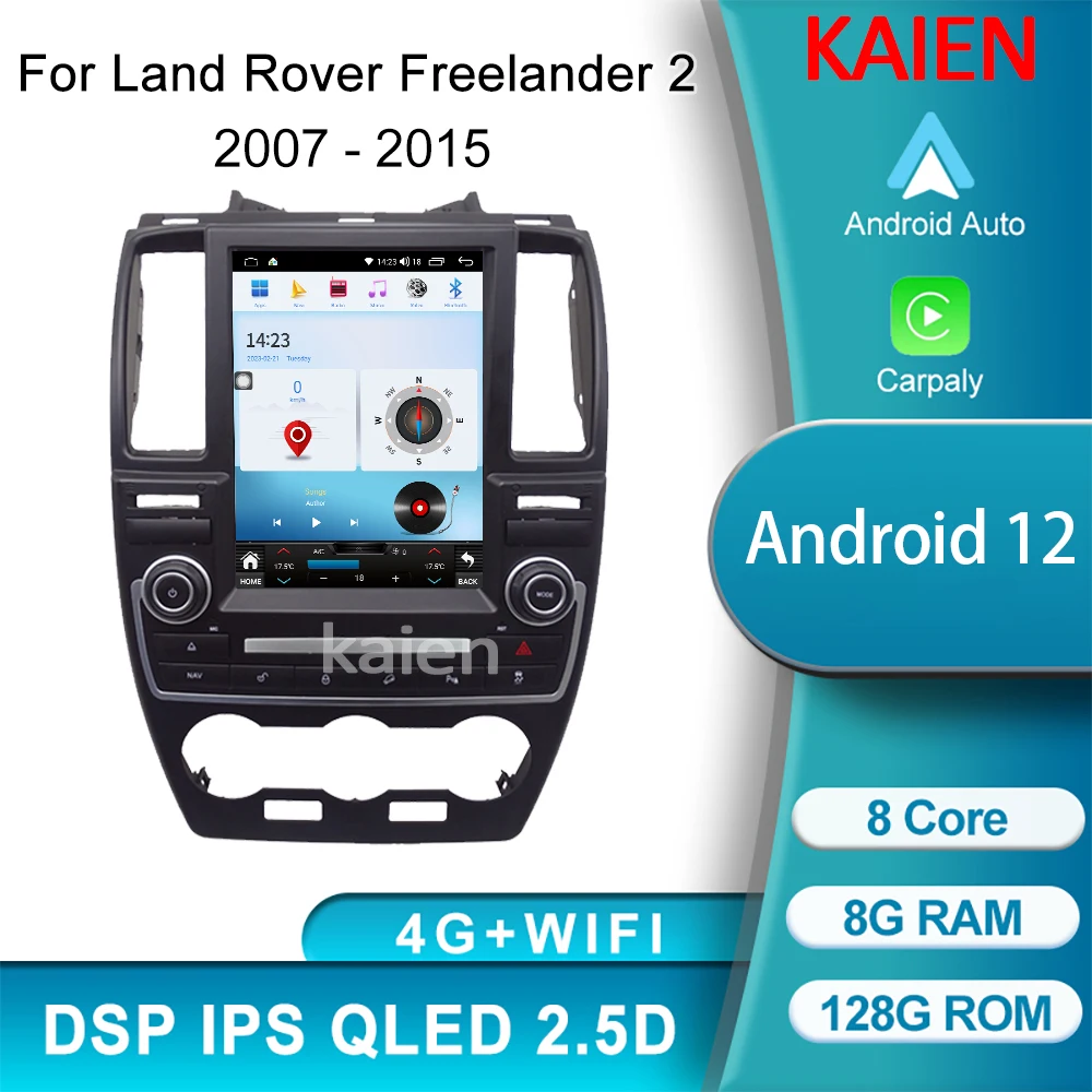 

Автомагнитола KAIEN для Land Rover Freelander 2 2007-2015 Android 12 с GPS-навигацией, автомобильное радио, DVD, мультимедийный видеоплеер, стерео, 4G, Wi-Fi