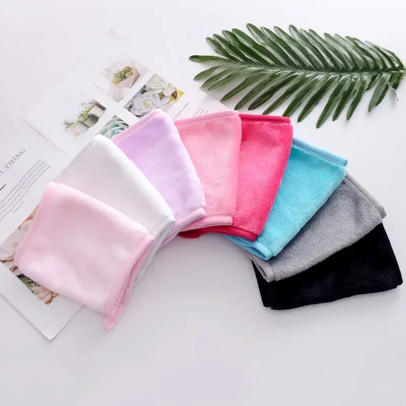 Makeup Remover Pads Reusable Cotton Pads Makeup Eraser Microfiber Facial Towel Face Cleaner Cleaning Wipes Skincare Beauty Tools 2