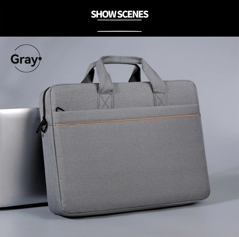 Laptop-Hülle, 15,6 Zoll, Notebook-Tasche für MacBook Air Pro 16 15, tragbare Hüllen, Computer-Schulter-Handtasche, wasserdichte Aktentasche – Detail 10