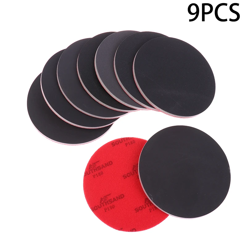 9 Pieces Bowling Sanding Pads Resurfacing Polishing Kit Bowling Cleaner Portable Pad Ball Polishing Cleaner