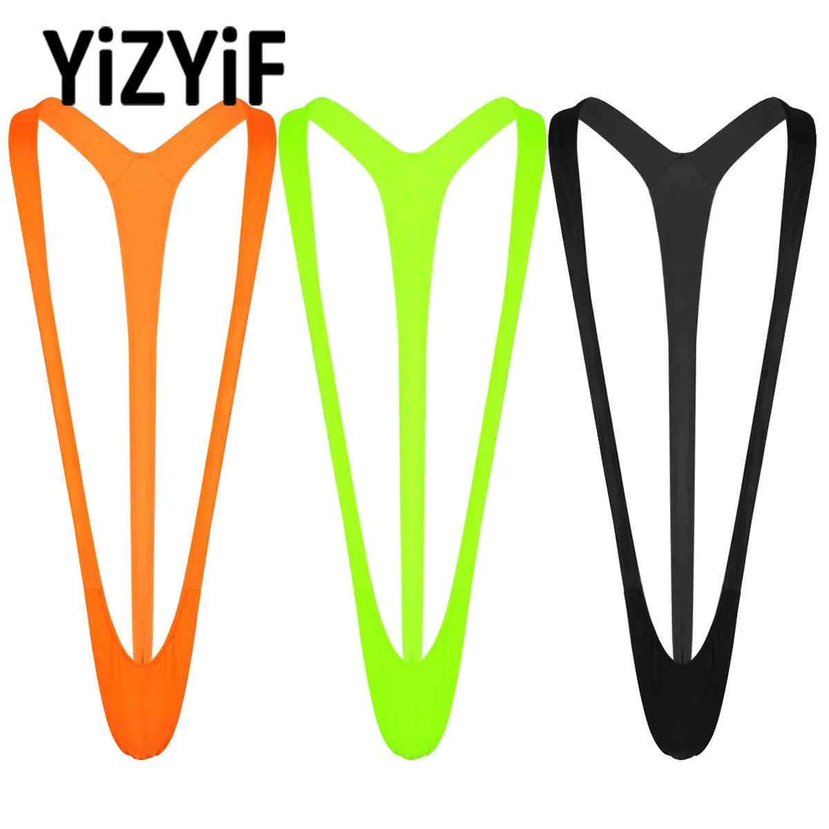 Male Swim Rash Guard Swimwear Men Mankini Thong Men Swimsuit Stretch Swimsuit Sexy Lingerie Gay Underwear Bathing Suit