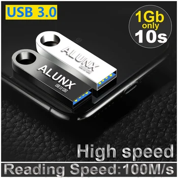 100% 오리지널 ALUNX USB 3.0, USB 64 플래시 디스크, 128G 펜드라이브 GB USB 메모리, 16G 펜 드라이브, 32G USB 스틱, 64G 펜드라이브, 128G