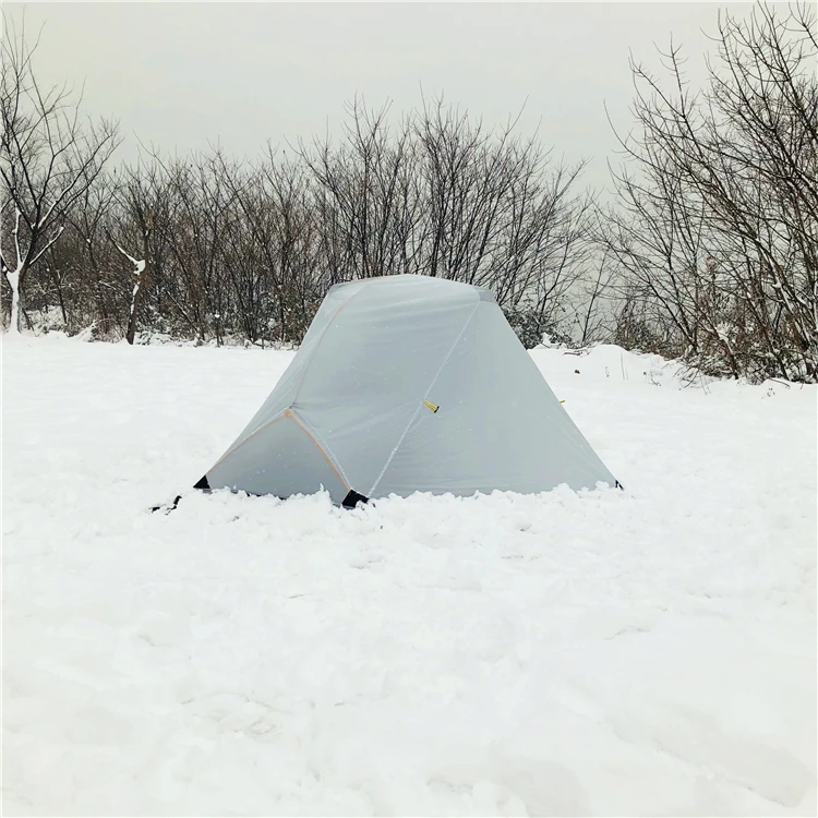 1 Person Tent 4 Season Freestanding for Camping CZX-246 Backpacking 2 Doors 2 Vestibules Snow Tent come with footprint