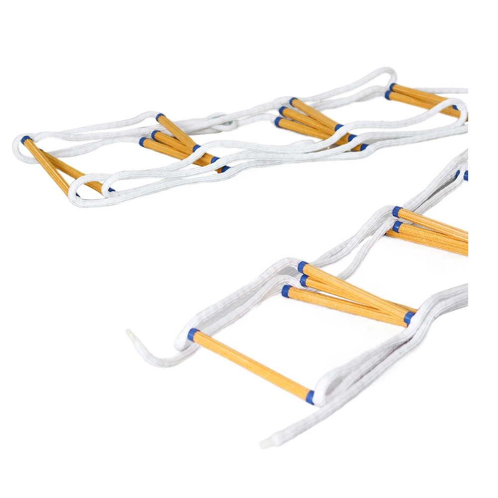 Fire Escape Ladder Folding Emergency Fire Escape Ladder Rescue Rope H#