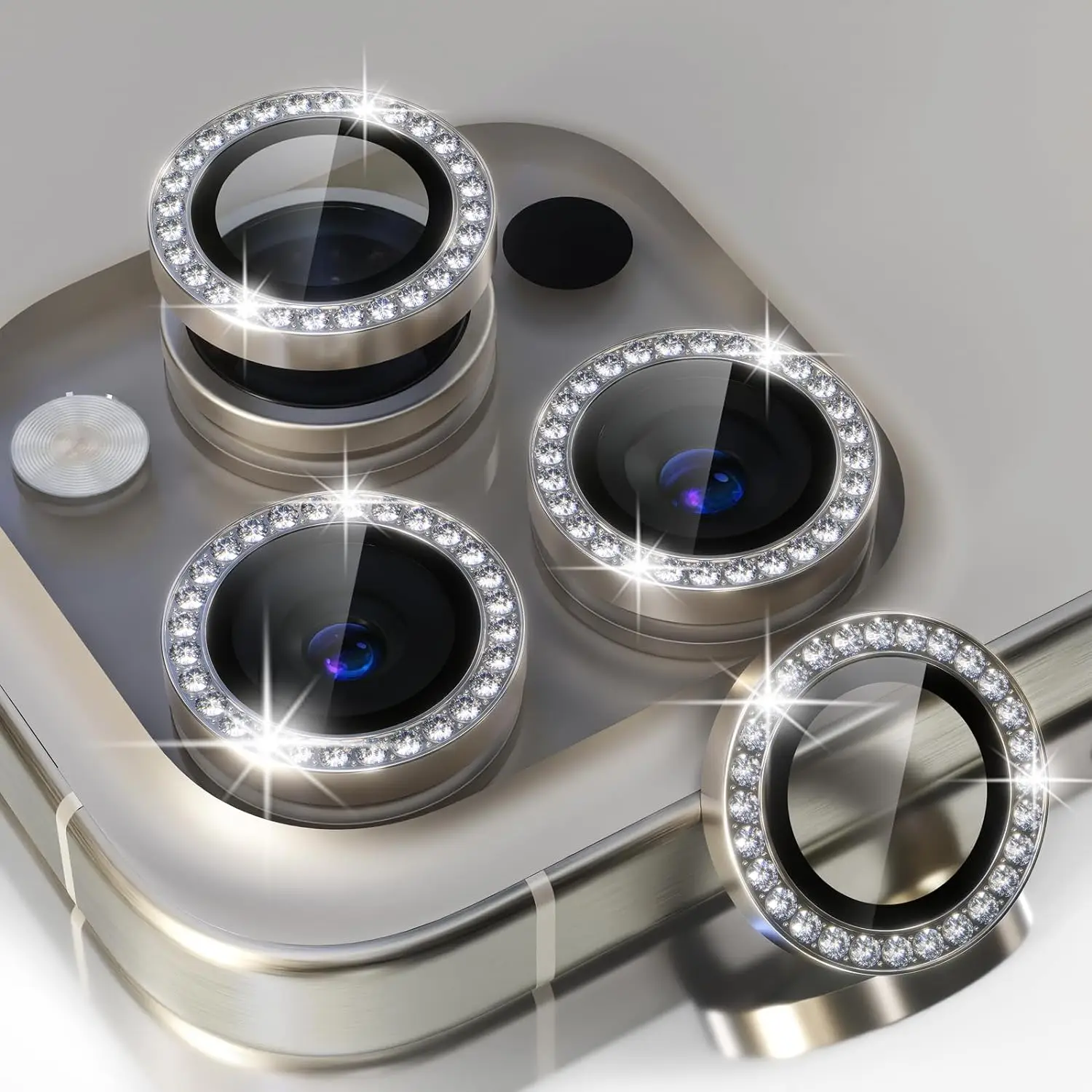 Natural Titanium Metal Camera Lens Protector Cover for iPhone 15 Pro Max 14  Plus 13 15Plus iPhone15 15Pro Protection Accessories - AliExpress