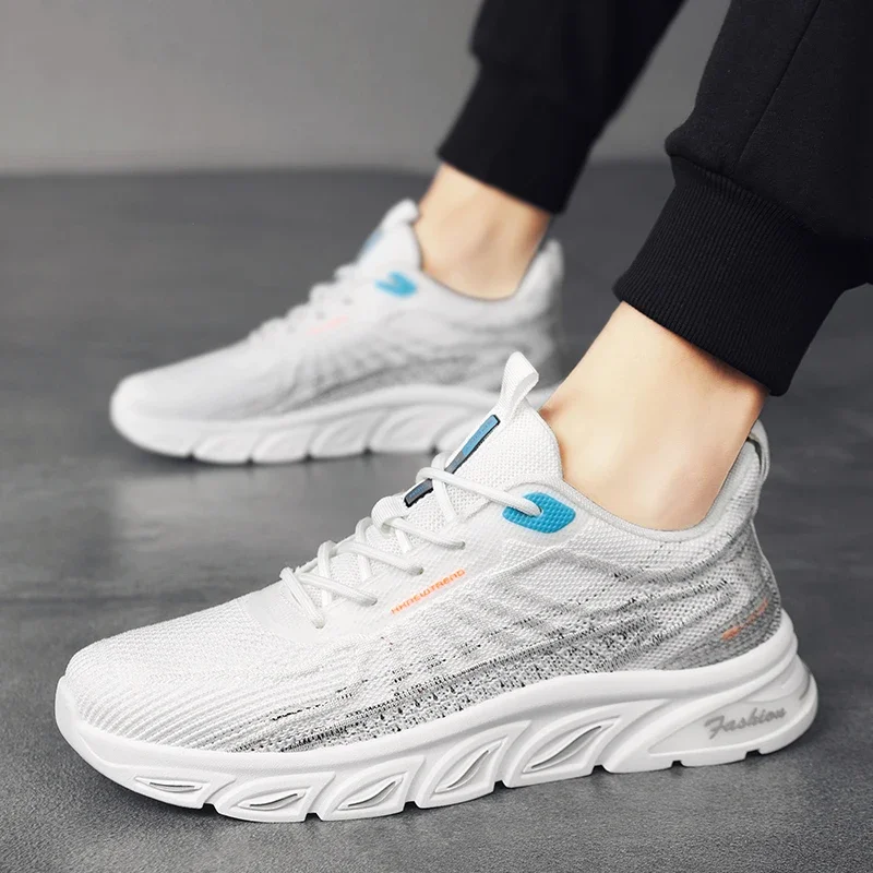 

Кросс-борт большой размер дышащая мужская обувь весна осень популярная модная обувь повседневная спортивная обувь