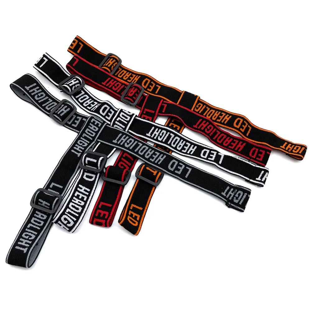 Bicycle Headlight Headband Adjustable Nylon Head Belt Strap Elastic Band for LED Flashlight Torch Bike Front Light Head Lamp elastic head strap elastic headband