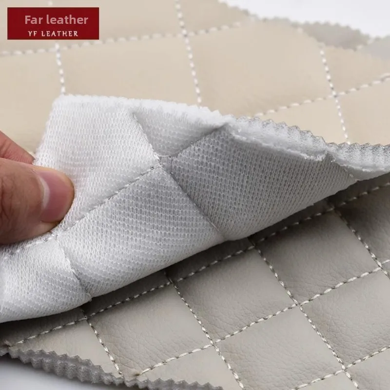Embroidered Leather Fabric 4